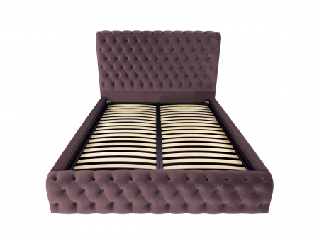 Pat tapitat Ruby cu spatiu pentru depozitare, 160x200 [1]