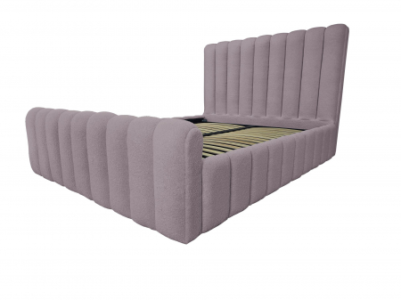 Paturi - Pat tapitat Loft cu spatiu pentru depozitare, 160x200