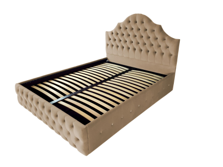 Paturi - Pat tapitat Sophia cu spatiu pentru depozitare, 160x200