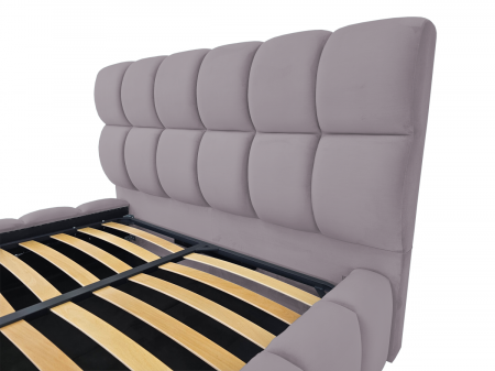 Pat tapitat Velare cu spatiu pentru depozitare, 160x200 [2]