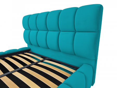 Pat tapitat Velare cu spatiu pentru depozitare, 160x200 [2]