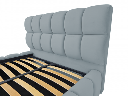 Pat tapitat Velare cu spatiu pentru depozitare, 160x200 [2]