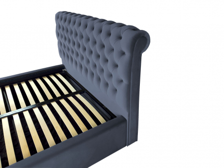 Pat tapitat Verona cu spatiu pentru depozitare, 160x200 [2]