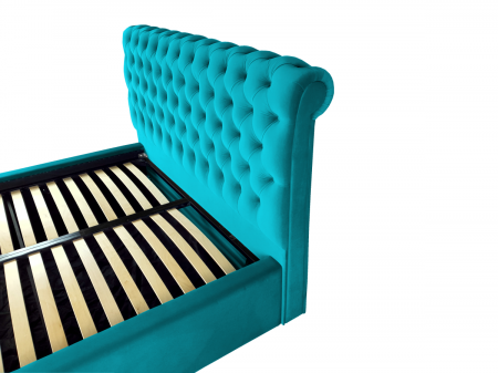 Pat tapitat Verona cu spatiu pentru depozitare, 160x200 [2]