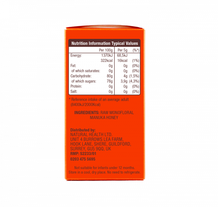 MIERE DE MANUKA KFACTOR 16 RAW - 24 PLICURI X 5G [2]