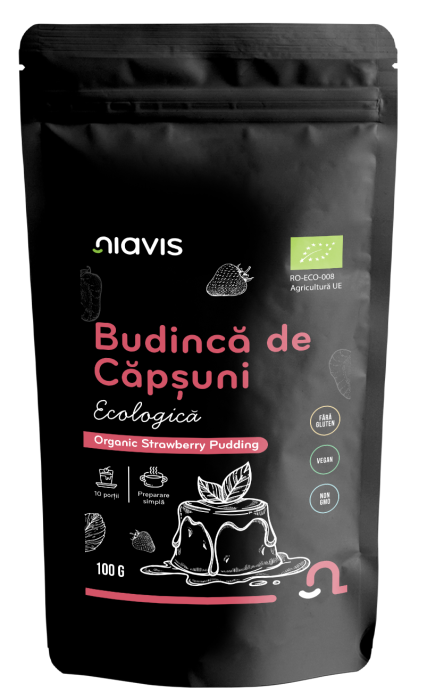 Budinca de Capsuni fara Gluten Ecologica/BIO 100g [1]