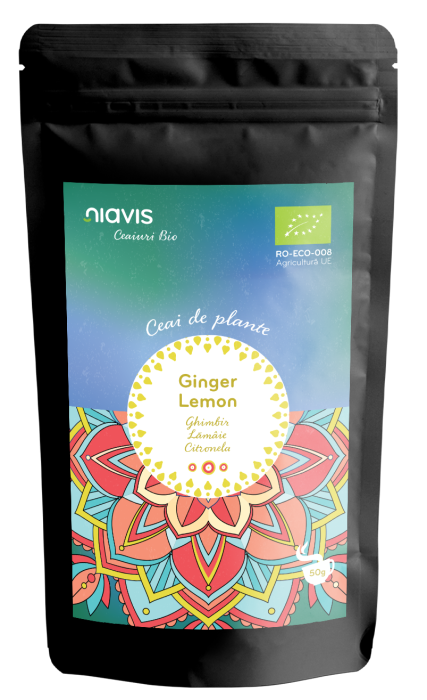 Ceai Ecologic/BIO " Ginger Lemon " 50g [1]