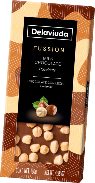 Fussion - Ciocolata Cu Lapte Si Alune De Padure 120g [1]