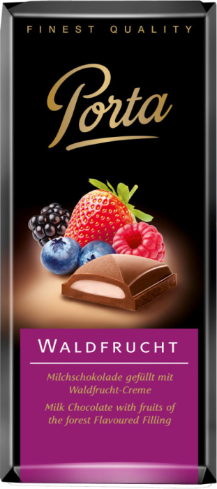 Ciocolata Cu Lapte Si Crema De Fructe De Padure 100g [1]