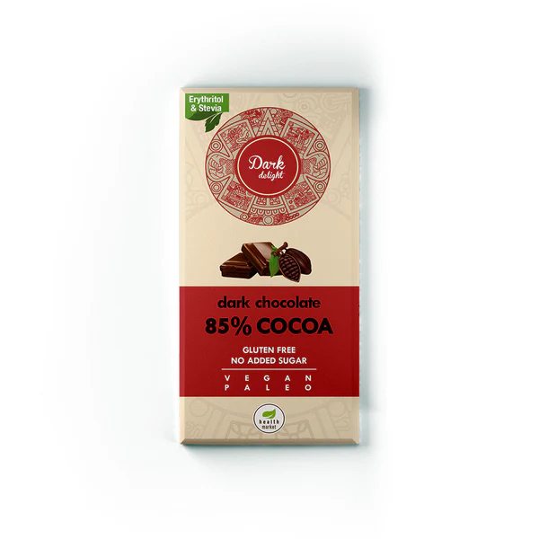 Ciocolata Neagra 85% "Dark Delight" NSA 80g [1]