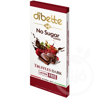 Ciocolata Neagra Cu Crema De Trufe Si Visine In Alcool (NSA) 80g [1]