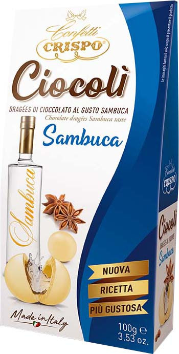 Ciocoli - Drajeuri De Ciocolata Alba Cu "Sambuca" 100g [1]