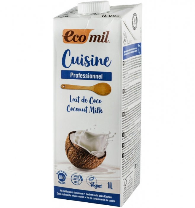 Crema Vegetala Bio Pentru Gatit Pe Baza De Cocos 1000ml [1]