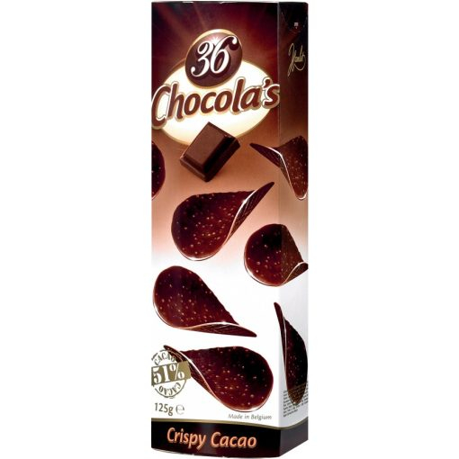 Crispy Cacao - Chipsuri Cu Ciocolata Neagra 51% 125g [1]