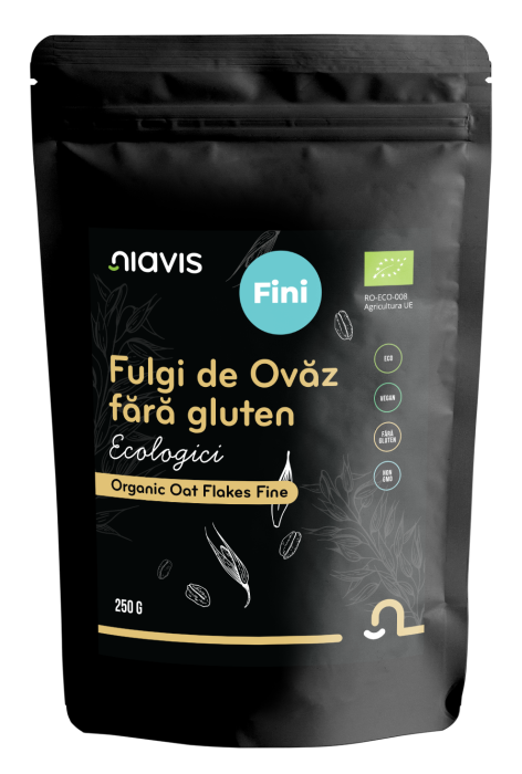 Fulgi De Ovaz Ecologici Fini Fara Gluten 250g [2]