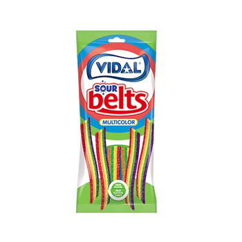 Jeleuri "Sour Rainbow Belts" 90g [1]