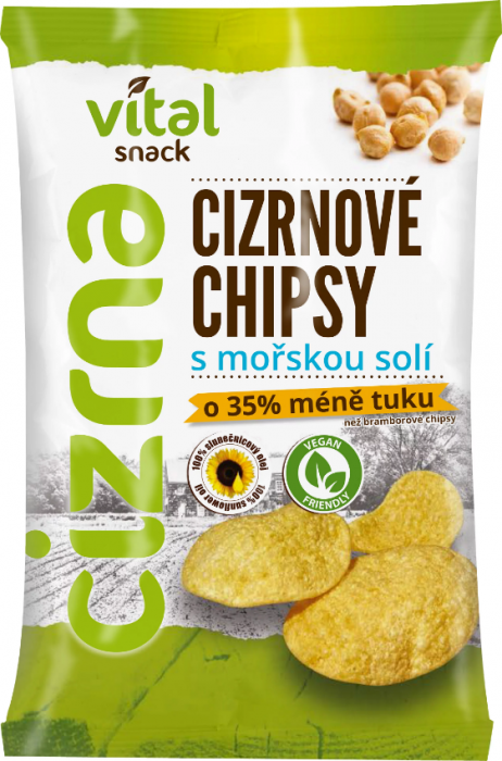 Chips De Naut Cu Sare De Mare 65g [2]