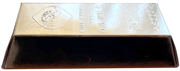 Lingou Aur De Ciocolata Cu  Lapte 100g [2]