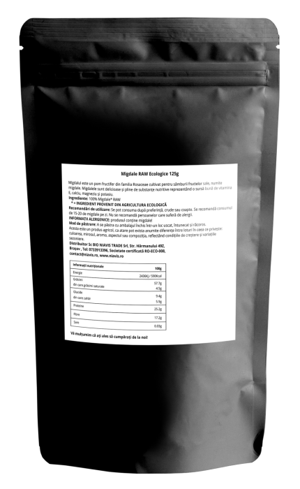 Migdale Crude Ecologice/Bio 125g [4]