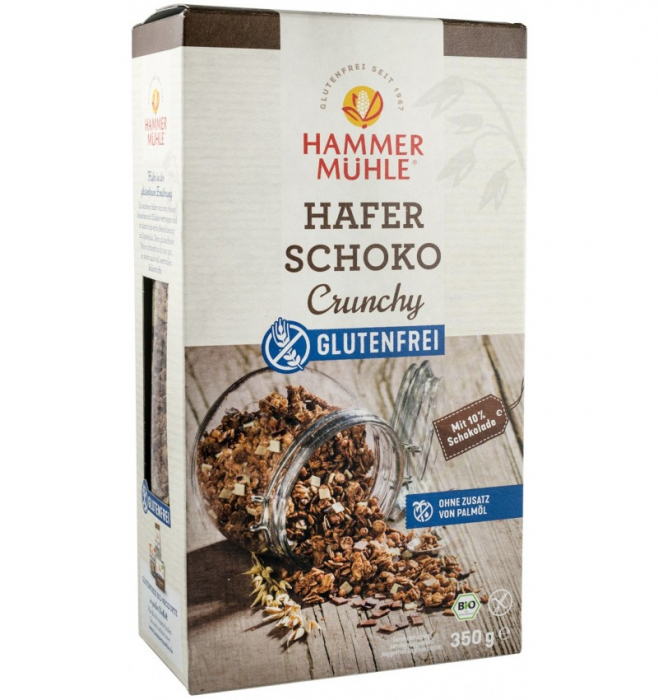 Musli Crocant Din Ovaz Cu Ciocolata Fara Gluten Bio 350g [1]