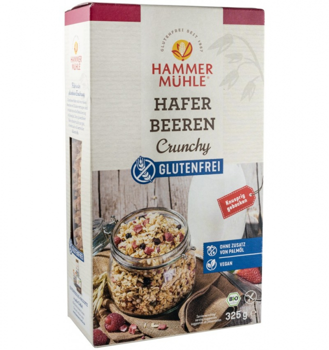 Musli Crocant Din Ovaz Cu Fructe De Padure Fara Gluten Bio 325g [1]