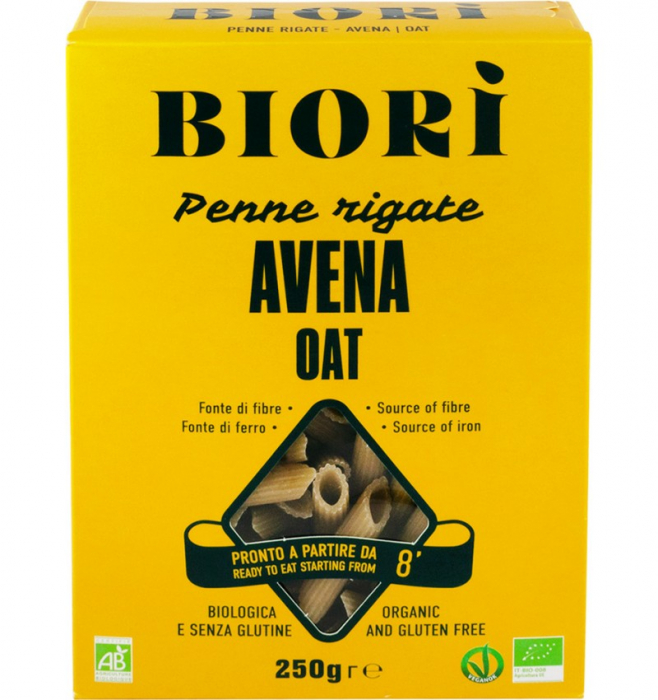 Penne Rigate Din Faina De Ovaz Bio - Biori 250g [1]