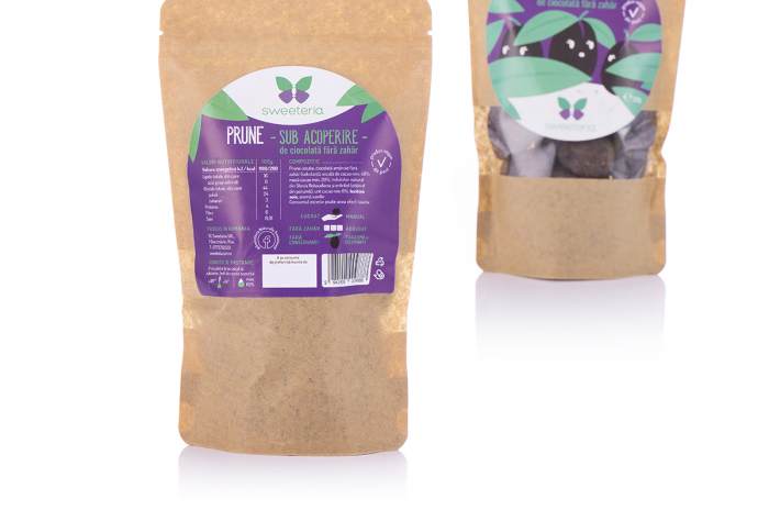 Prune In Ciocolata Fara Zahar 250g [3]