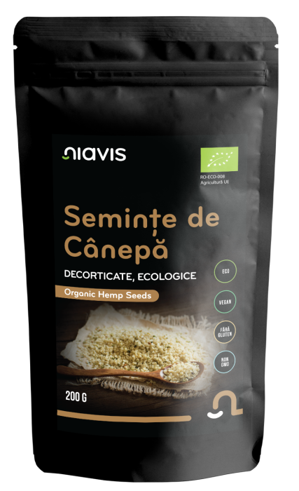 Seminte de Canepa Decorticate Ecologice/BIO 200g [3]