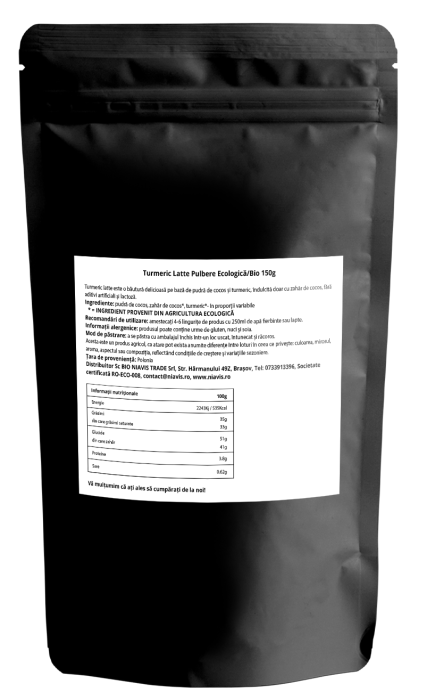 Turmeric Latte Pulbere Ecologica/Bio 150g [3]