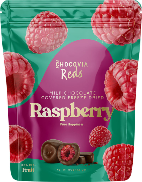 Zmeura Liofilizata Invelita In Ciocolata Cu Lapte 100g [1]