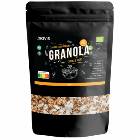 Granola Cu Nuci Si Cocos BIO 200g