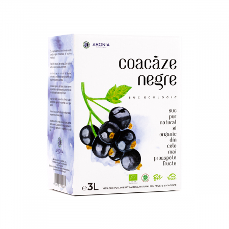 Sucuri / Siropuri / Sosuri - Suc Coacaze Negre 100% Natural Bio 3L