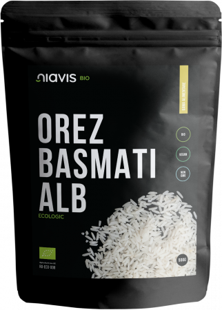 Fara Zahar Adaugat - Orez Basmati Alb Ecologic/Bio 500g