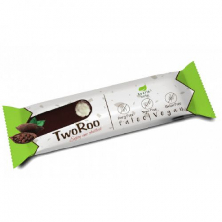 Batoane - Baton De Lamaie Si Vanilie Cu Ciocolata Neagra - TwoRoo 30g