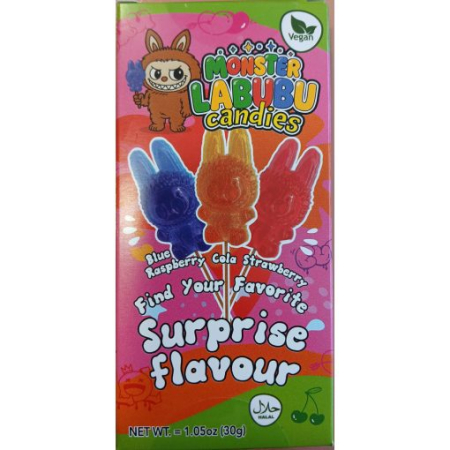 Vegan - Acadea Monstru Cu Aroma De Fructe 30g