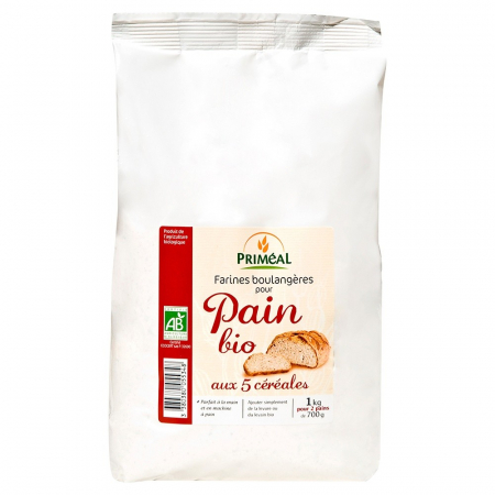 Faina - Amestec Pentru Paine Din 5 Cereale Bio 1Kg