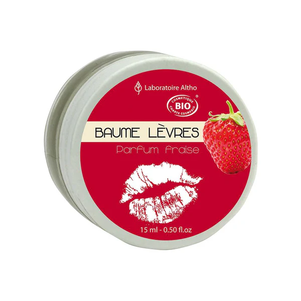 Îngrijirea Facială - Balsam De Buze Cu Căpșuni (BIO) - 15ml