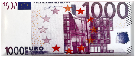 Ciocolata Cu Lapte - "Bancnota 1000 Euro" De Ciocolata Cu Lapte 60g