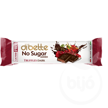 Batoane - Baton De Ciocolata Neagra Cu Crema De Trufe Si Visine In Alcool (NSA) 25g