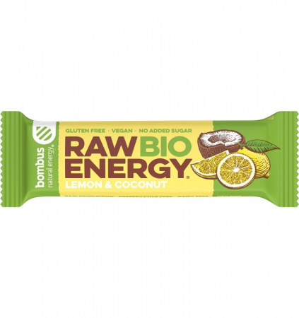 Batoane - Baton Energizant Cu Lamaie Si Nuca De Cocos Raw Energy Bio 50g