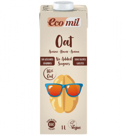 Lapte Vegetal - Bautura De Ovaz Natur Bio Ecomil 1L
