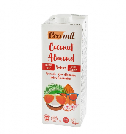 Lapte Vegetal - Bautura Vegetala De Cocos Cu Migdale Fara Zahar Bio 1L
