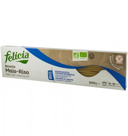 Reg-Enor - Paste Bavette Din Porumb Si Orez BIO - Felicia 250g