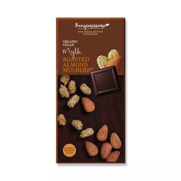 Ciocolata - Ciocolata Neagra Cu Migdale Si Dude Bio 70g