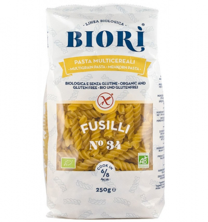 Reg-Enor - Paste Fusili Din Multicereale BIO - Biori 250g