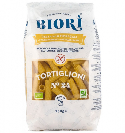 Reg-Enor - Paste Tortiglioni Din Multicereale BIO - Biori 250g