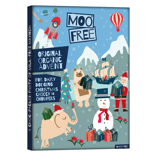 Ciocolata - Calendar Organic de Advent din ciocolata cu lapte 70g
