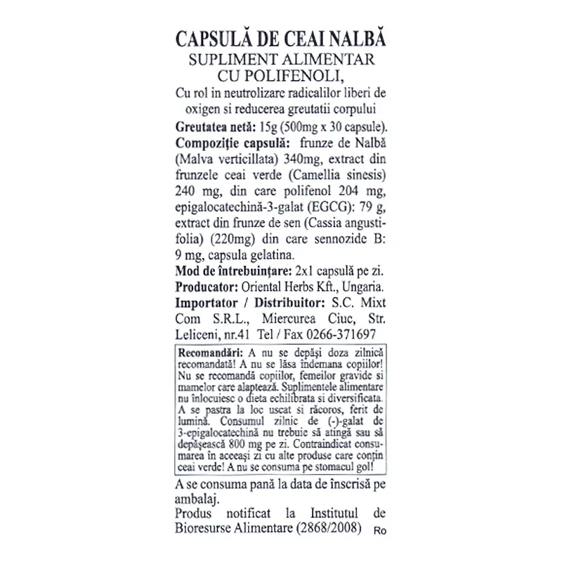 Capsule Nalbă 30cps [1]