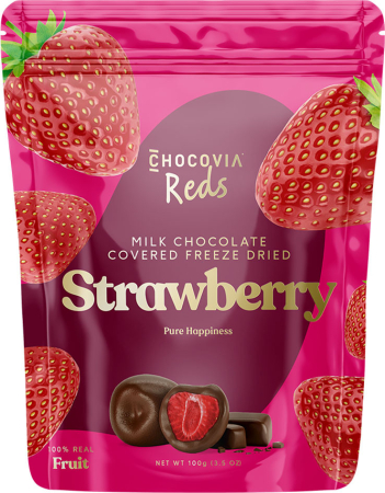 Gustari - Capsuni Liofilizate Invelite In Ciocolata Cu Lapte 100g