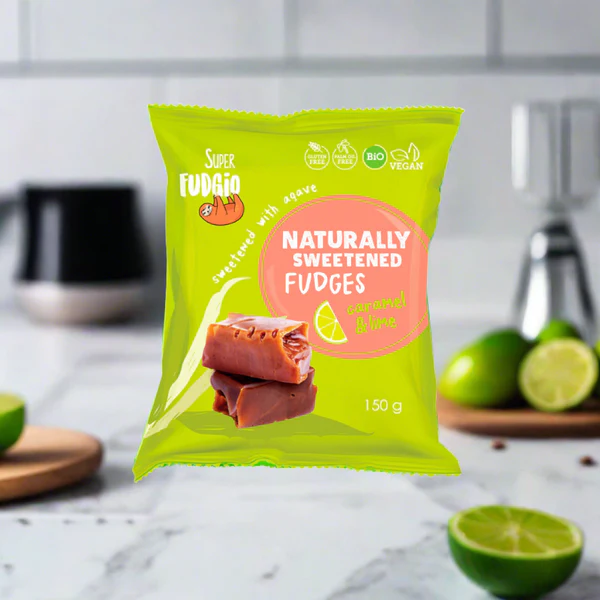 Bomboane / Acadele / Jeleuri - Caramele Agave-Lime - BIO - 150g